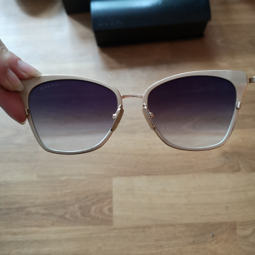 Women Gold DITA sunglasses